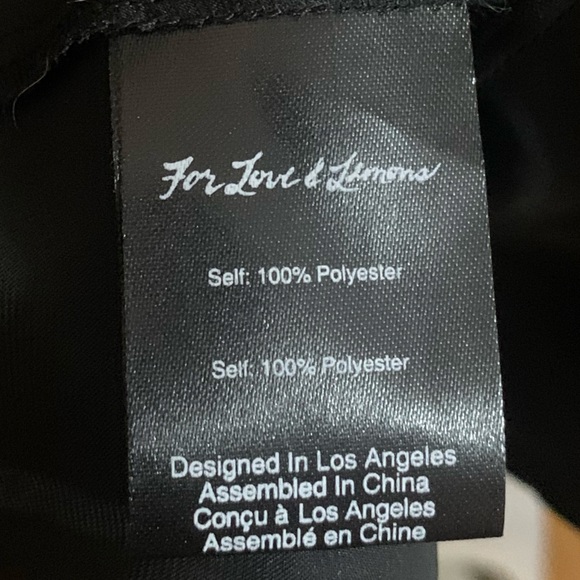 FOR LOVE & LEMONS LADY LUCK PEARL Satin MAXI DRESS MEDIUM NEW W TAGS - Picture 15 of 15